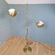 Brass eyeball floor lamp, by Gepo, 1960s-70s.