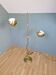 Brass eyeball floor lamp, by Gepo, 1960s-70s.