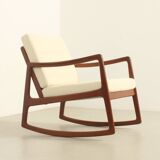 Rocking chair model 120 by Ole Wanscher for France & Son, Denmark, 1951