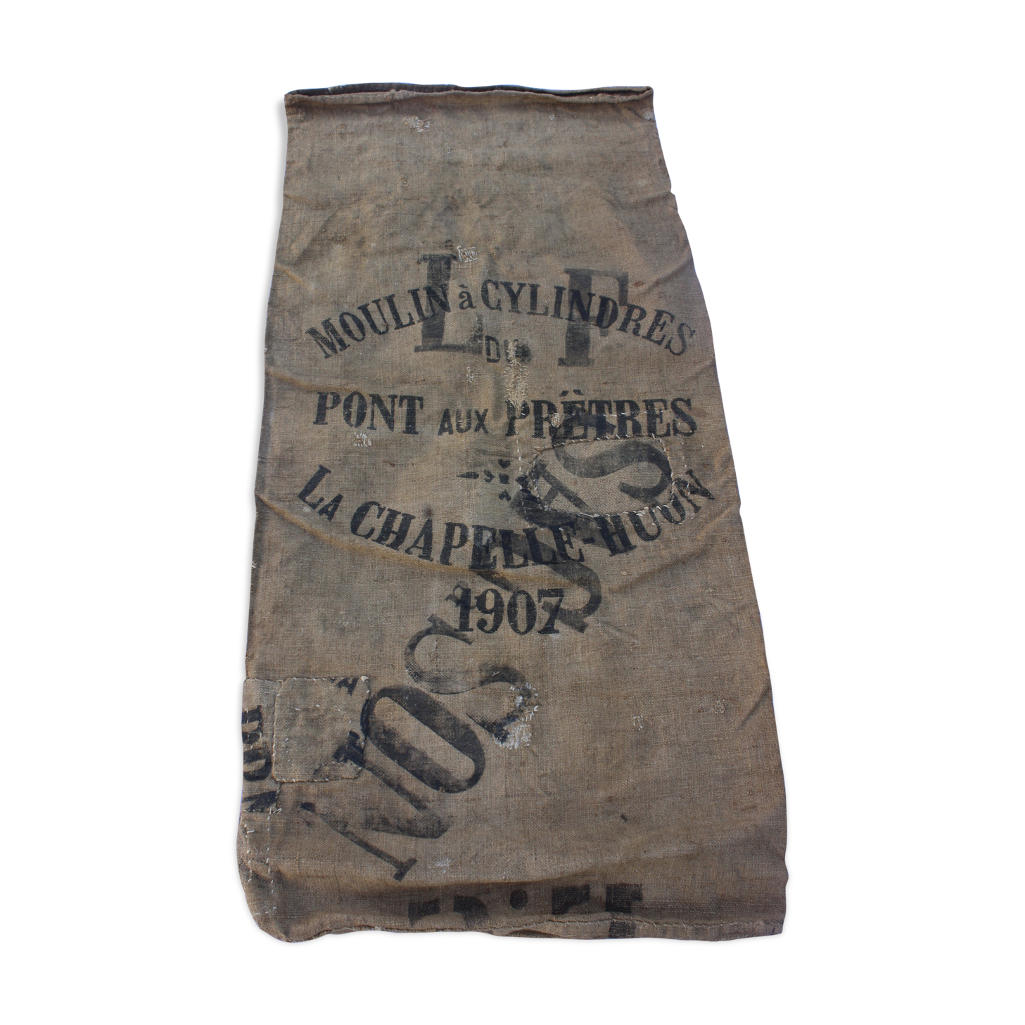 Former jute canvas bridge in 1907 priests bag