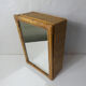 old Vintage rattan medicine cabinet
