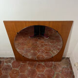 Scandinavian teak mirror 50s