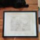 Original engraving, Levasseur world map – Mid 19th century