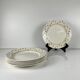 Set of 6 flat plates GIEN, Primefleur creation, model "Constellation", 1950.