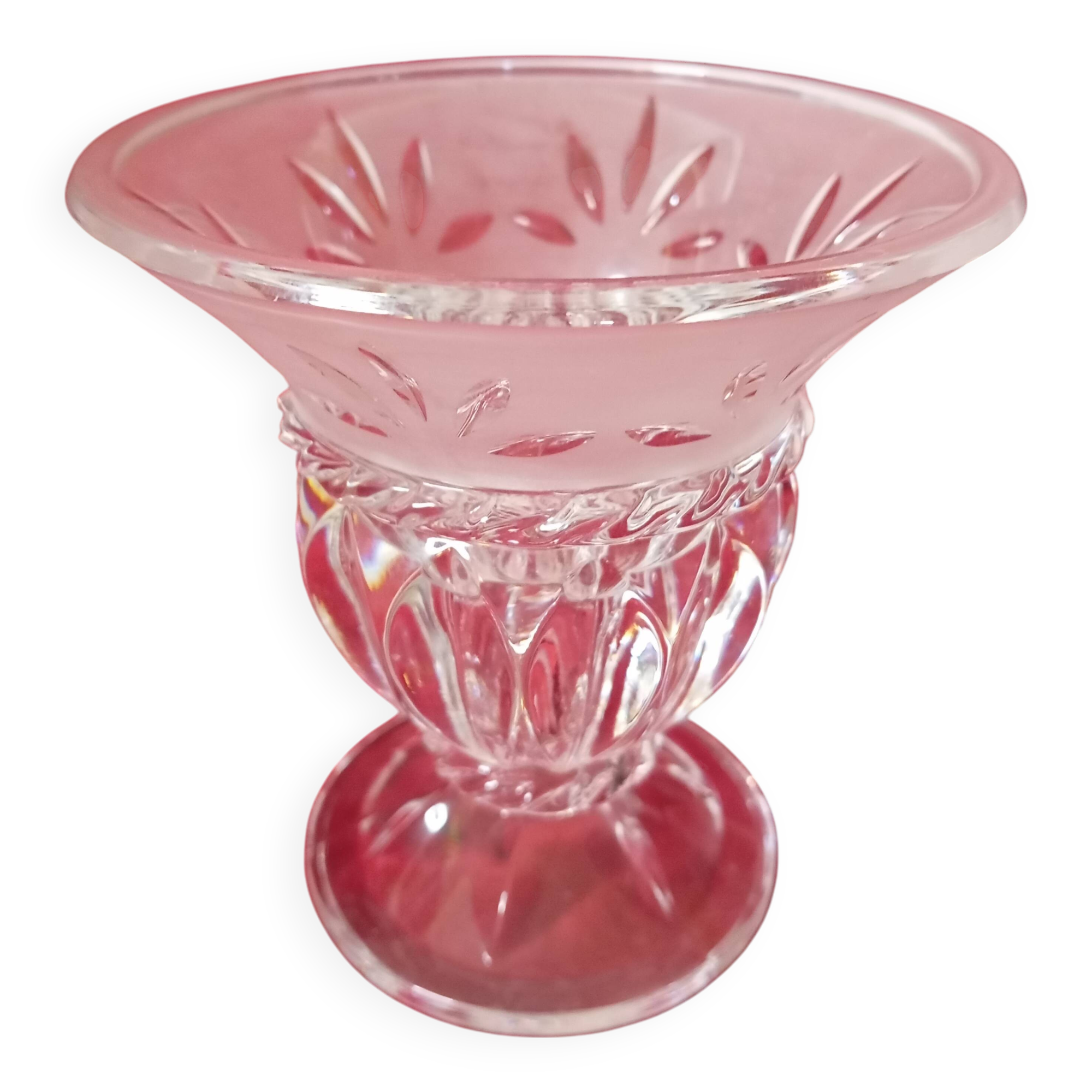 Crystal candle holder