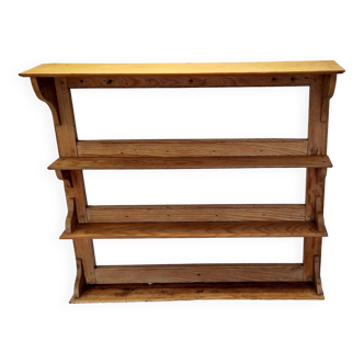 Old pine wall or standing shelf