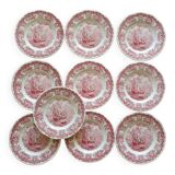 English faience plates Enoch Wedgwood