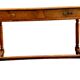 Louis XVI style flat desk in solid oak 19th century