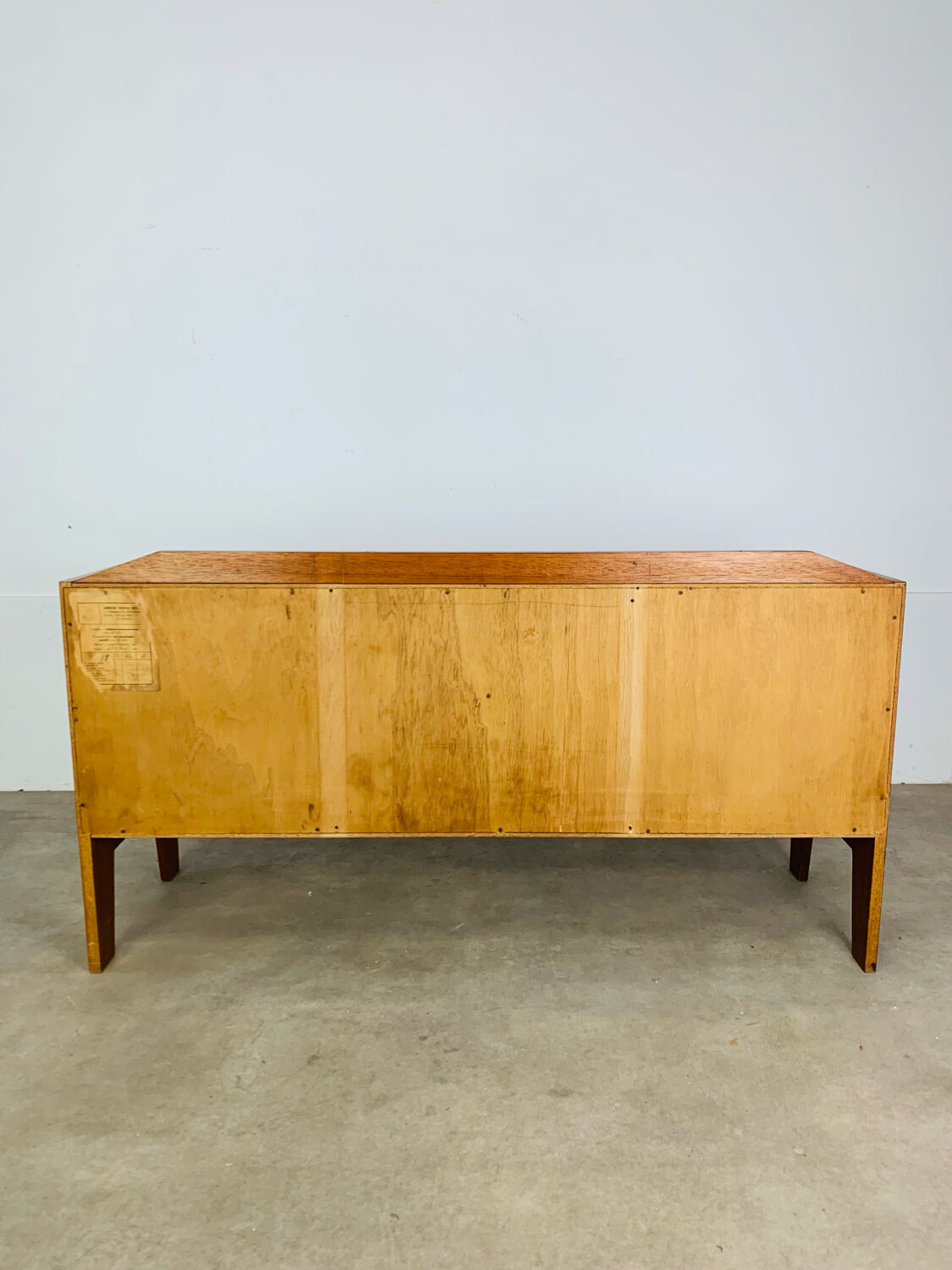 Teak TV unit in Scandinavian style, 1960s.