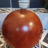 Wooden ball lamp base made in Italy