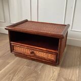 Roche-Bobois rattan bedside table