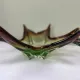 Coupe sculpturale en verre soufflé mis century
