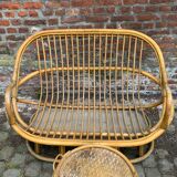 Salon de jardin en rotin