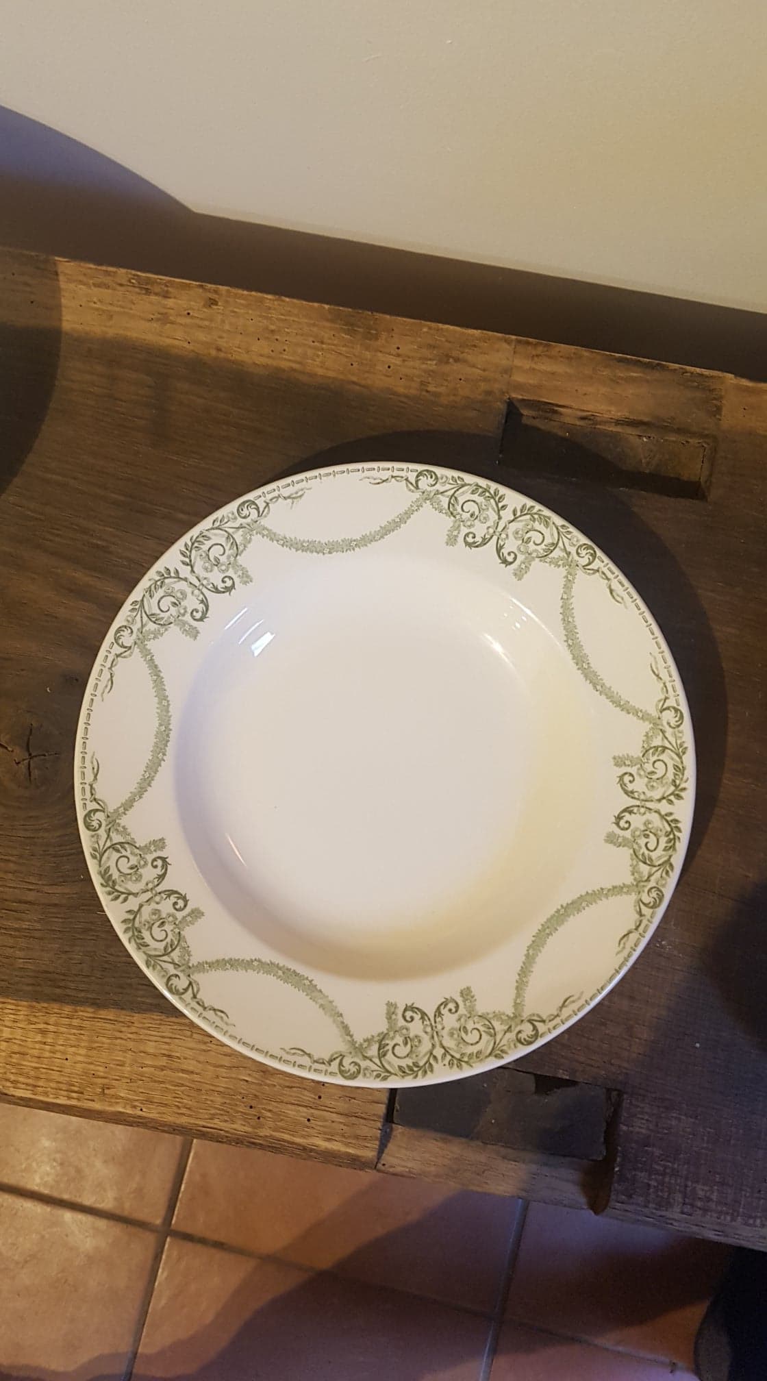 Lot of 4 plates Creil and Montereau Service Napoleon