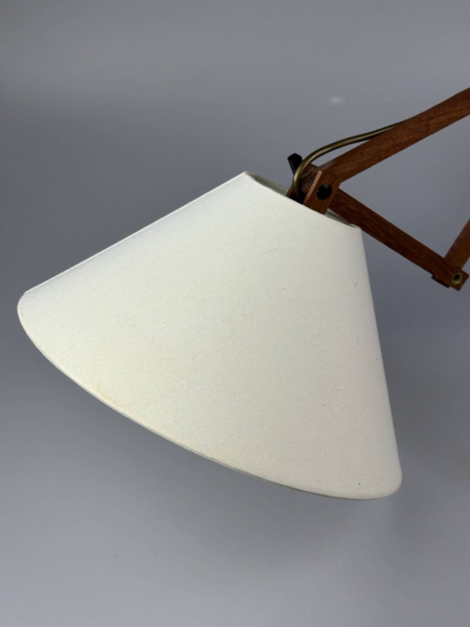 1960s/70s Teak Scissor Lamp Wall Lamp Mid Century Danish Design Denmark