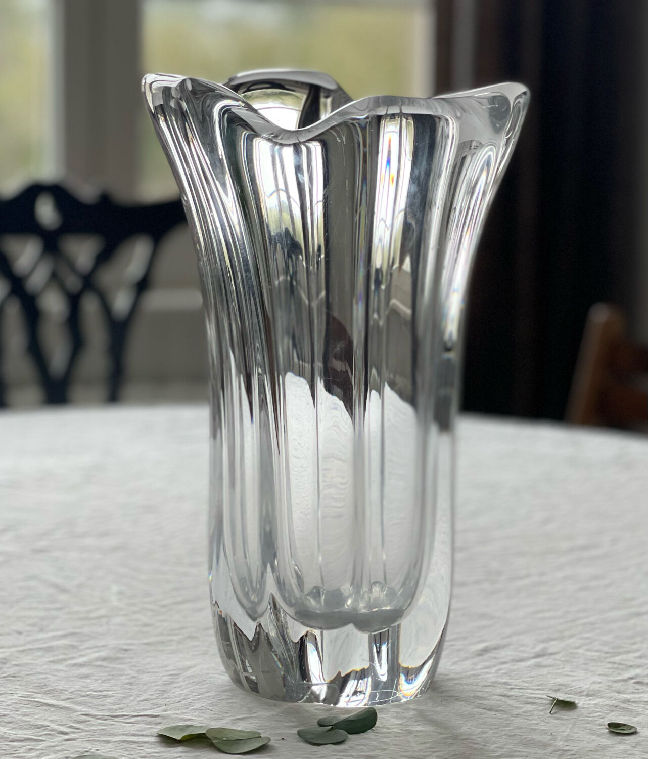 Daum crystal vase 1970