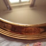 Large art deco mirror tray