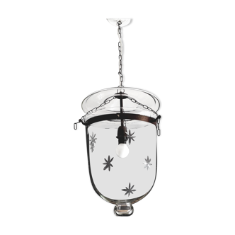 Glass and metal hanging