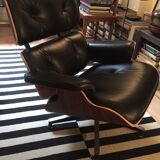 Eames armchair and ottoman