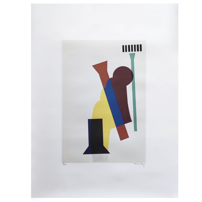 1970s Man Ray "Concrete Mixer" Limited Edition Lithograph