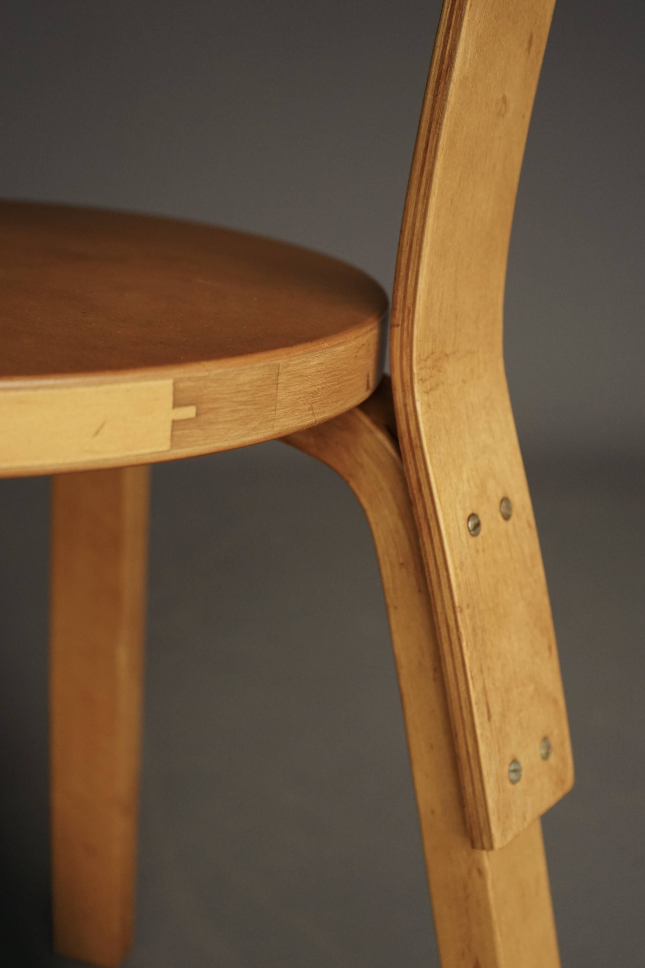 Model 66 Side Chair by Alvar Aalto for Artek, 1940s