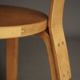 Model 66 Side Chair by Alvar Aalto for Artek, 1940s
