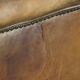 Sheepskin leather wing chair