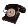 Ancien téléphone à cadran en bakelite