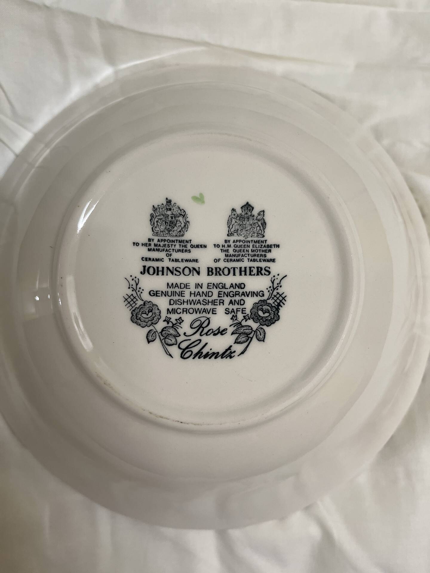 Dessert service set Johnson Brothers - Rose Chintz Blue