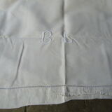 Embroidered antique linen sheets
