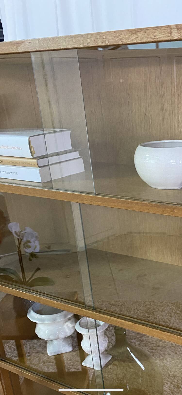 Pair of vintage showcases