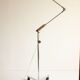 Vintage adjustable chrome medical precision light by Derungs Licht, Switzerland 1980s.
