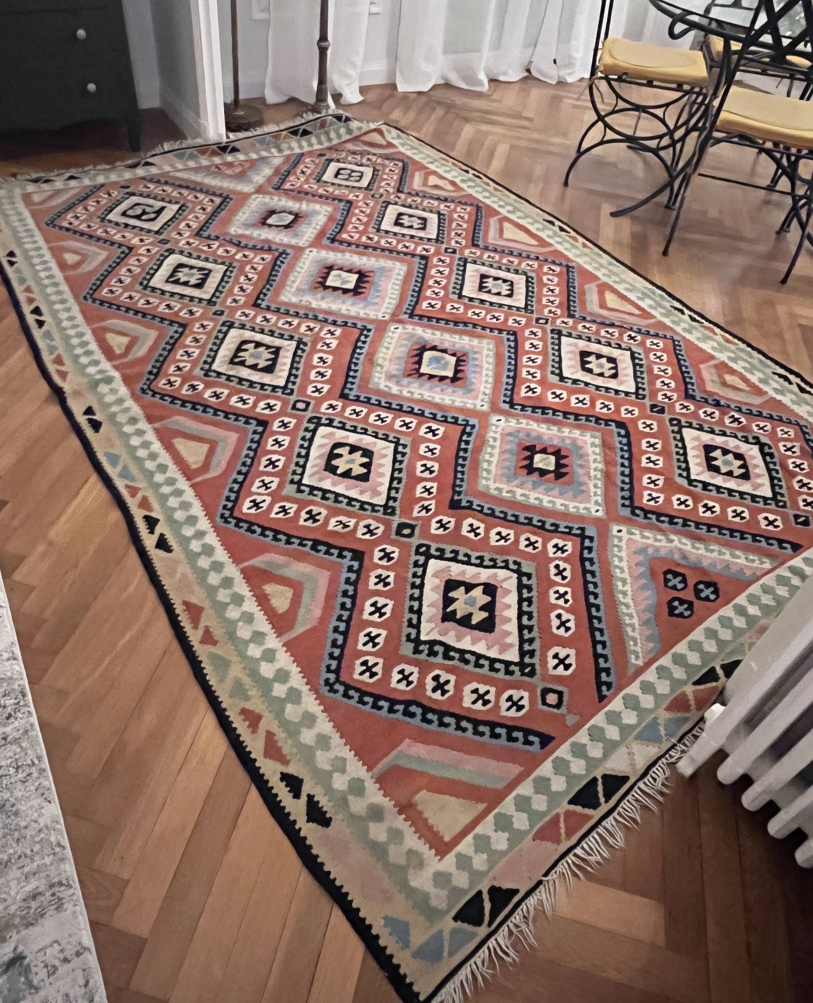 Tapis Kilim afghan artisanal