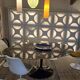 Decorative light panels. Oyster light by Rolf Krüger, 1960s, Set of 15