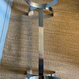 Chrome and smoked glass coffee table from the 70s