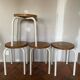 4 vintage stools