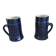 Two vintage mugs in traditional German earthenware.