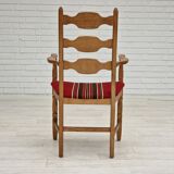 1960s, Danish design, armchair, oak wood, furniture wool.