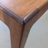 Square teak coffee table by Illum Wikkelso for N.Eilersen