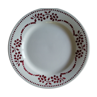 Lot de 16 assiettes plates Digoin