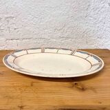 Longwy oval platter, model 729