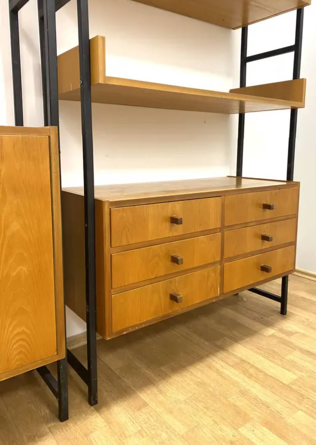 Drevotàr storage unit, Czech vintage 1960s