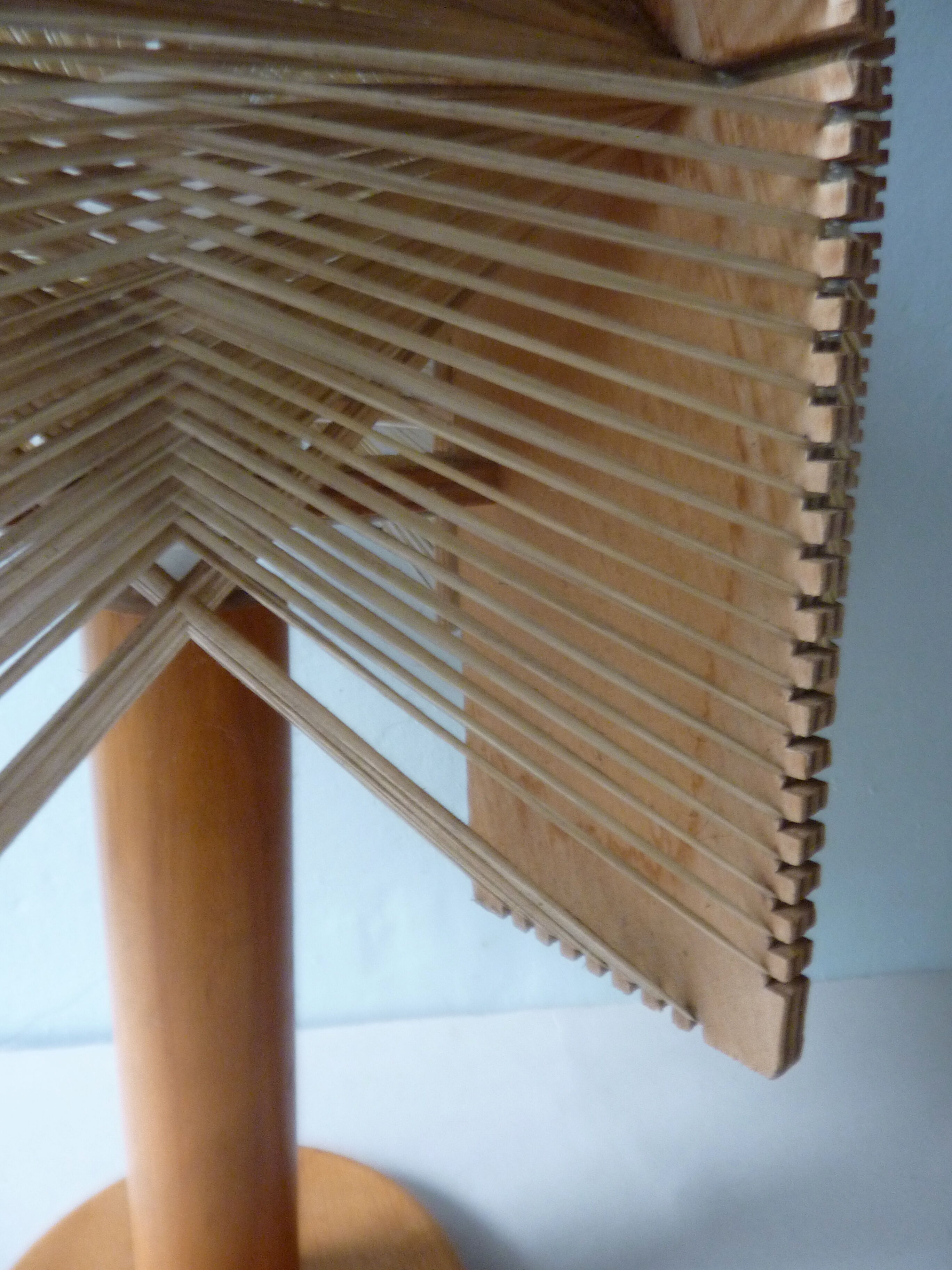 Scandinavian lamp in wood and son of the 1960s
