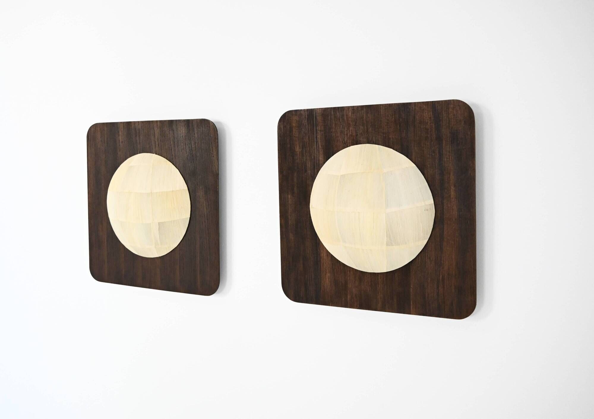 Appliques murales italiennes, années 1960, lot de 2
