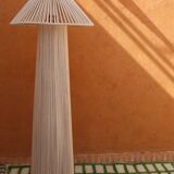Lampadaire chapeau blanc cassé en coton