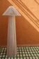 Lampadaire chapeau blanc cassé en coton