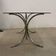 Smoked glass and chrome table circa 1970