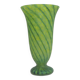 Glass paste vase / vintage