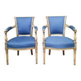 Pair of Directoire style armchairs