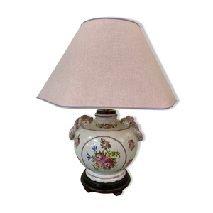 Lampe céramique motif